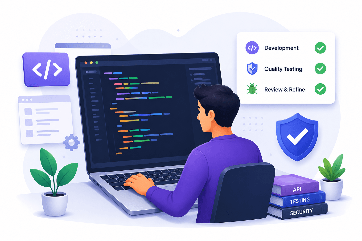 Development & Testing illustration