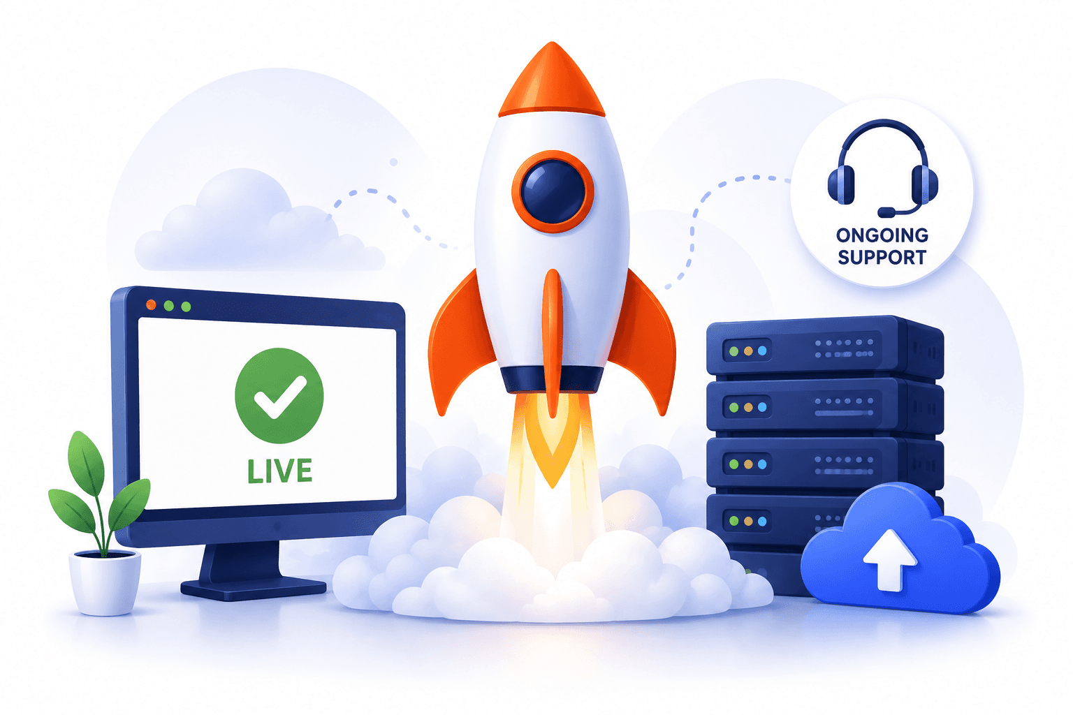Deployment & Hypercare illustration